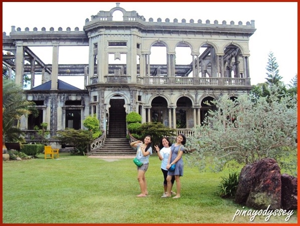 With my aunt and sister