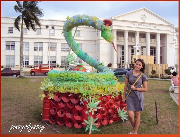 Exhibition of recycled materials