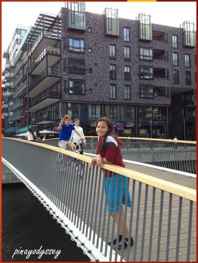 The bridge to the Astrup Fearnley Museum of Modern Art 