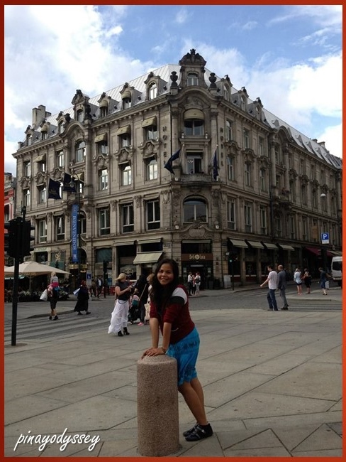 In front of Karl Johan Hotel
