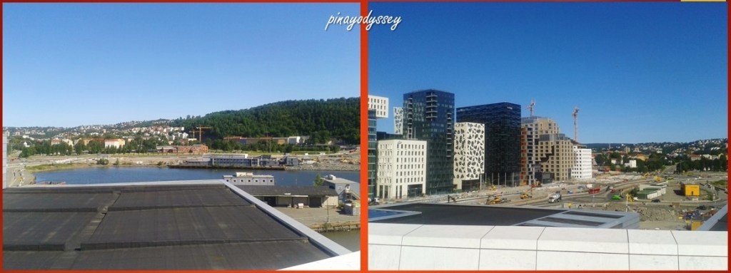 View of Oslo from the Operah House