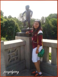 The Angry Boy -- one of the most famous statues in the park