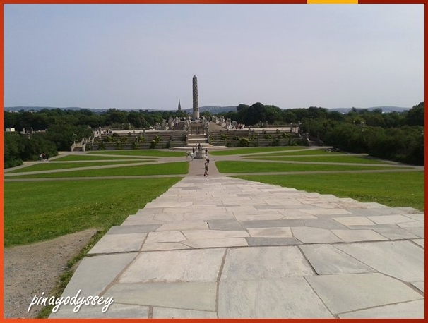 The Monolith Hall from afar