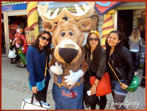 But I did see a mascot