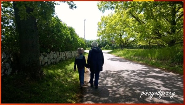 Grandma E and my little travel buddy