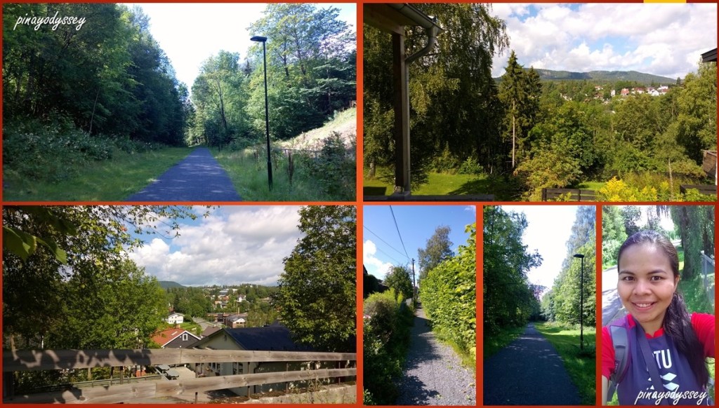 From Bekkestua to Blommenholm by foot