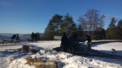 An old canon at Spiraltoppen