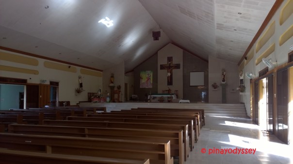 The church interior