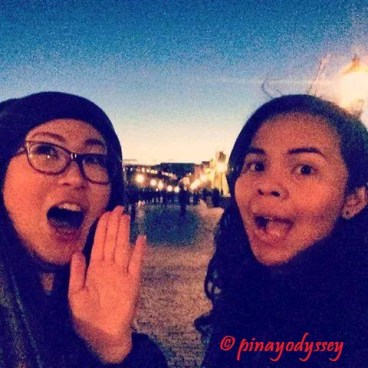 Having a lovely dinner + evening walk with an amazing Japanese traveler