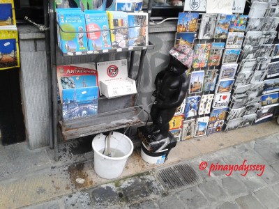 A funny replica of the mannekin pis