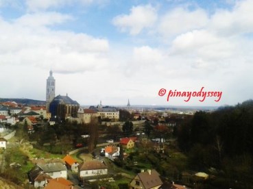 Kutná Hora, as seen from Sta. Barbara
