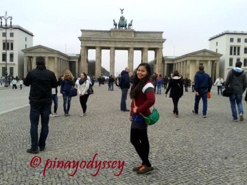 Just me at the Brandenburger Tor