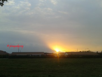 Early morning on my way to school