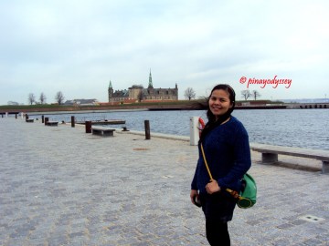 The Kronborg Castle in the background