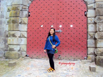 One of the gates in the castle