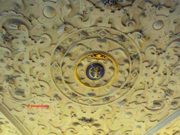 Christian IV (C4) on the ceiling