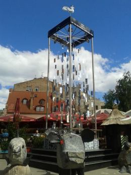 Beautiful street art installation