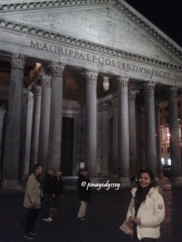 The Pantheon by night