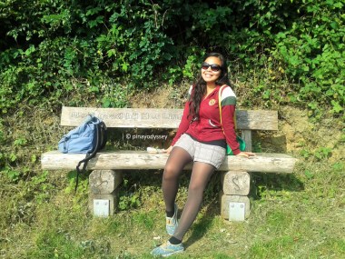 Taking a break at Château Neercanne