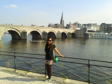 Me with Sint Servaasbrug in the background