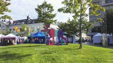 Strømsø Square in Drammen