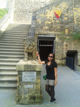 Entrance to the Valkenburg  Castle