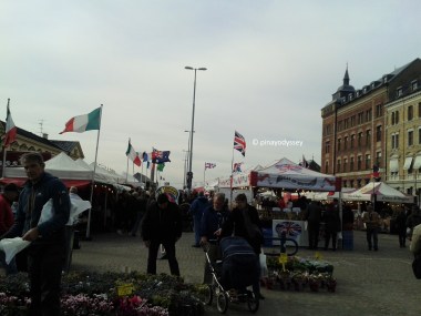 Saturday loppemarked/fleece market by the city hall