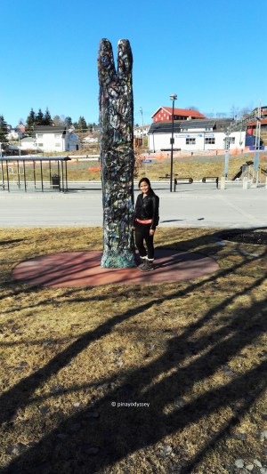 Starting the hike in Vestfossen