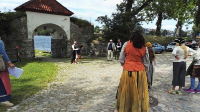 People practicing for a theater performance