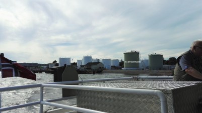 Cruising along the river Glomma