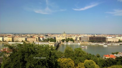 View of the bridge from the Buda Castle