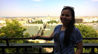 View of the bridge from the Buda Castle