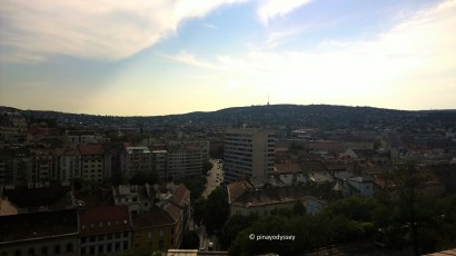 Views from the Buda castle complex