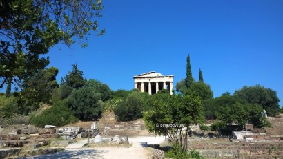 Temple of Hephastus from the agora