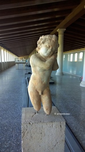 A statue of Eros, god of love!