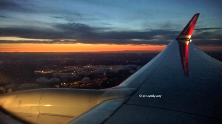 Flying back to Denmark, only to fly again and leave Denmark for good. :D