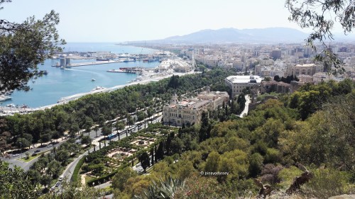 From the Castillo de Gibralfaro