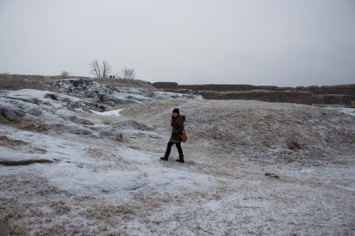 Kustaanmiekka sand banks and artillery