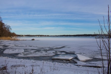 The frozen waters