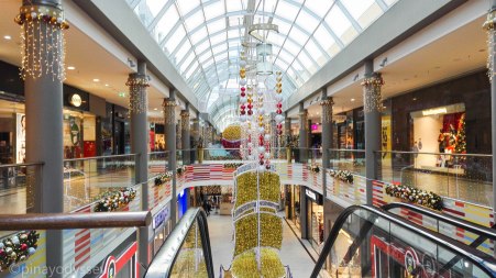 Kiel in winter, Karstadt Kiel shopping mall