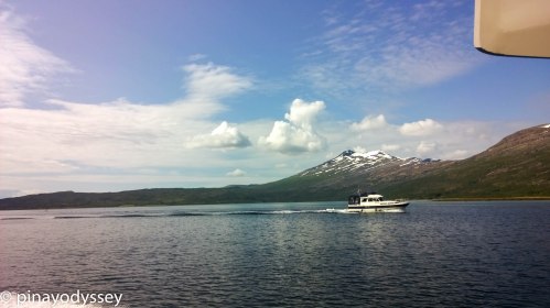 Boat riding in Lofoten