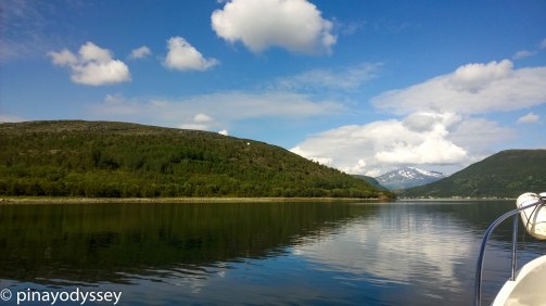 Boat riding in Lofoten