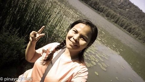 A selfie at Dælivannet